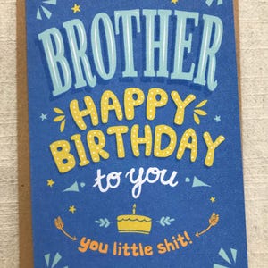 Card: “Brother”