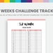 Printable 52 Weeks Challenge Printable Colorful Financial Budget ...