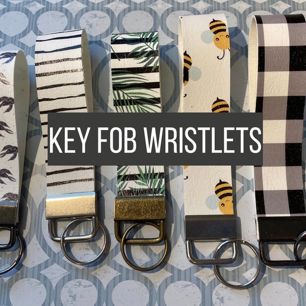 Faux Leather Key Fob Template Etsy