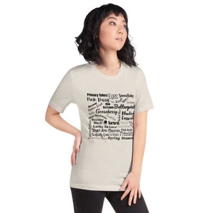 Vintage Pyrex Collectors Checklist Unisex t-shirt