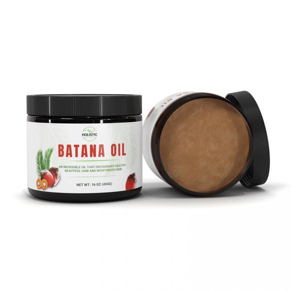 100% pure Batana-olie: rechtstreeks afkomstig uit Honduras, helpt beschadigd haar en een lastige huid
