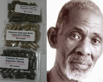 Dr. Sebi Approved Herbs In Capsules For a 15 Days Colon, Gut And Digestive Tract Cleanse