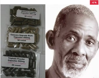 Dr. Sebi Approved Herbal Colon 15 Days Cleanse (Major Area For All Diseases) In Capsules