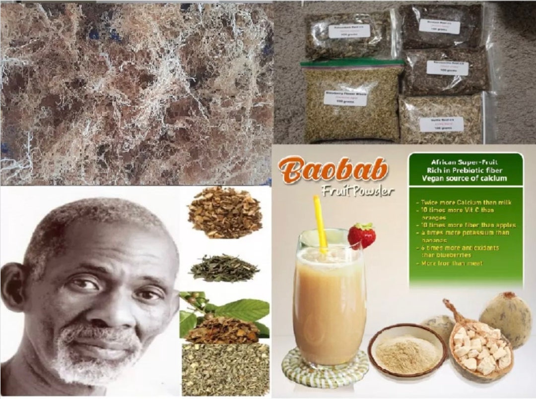 Dr. Sebi Approved Herbal Detox and Colon Cleanse 10 Herbs for A 30 Days