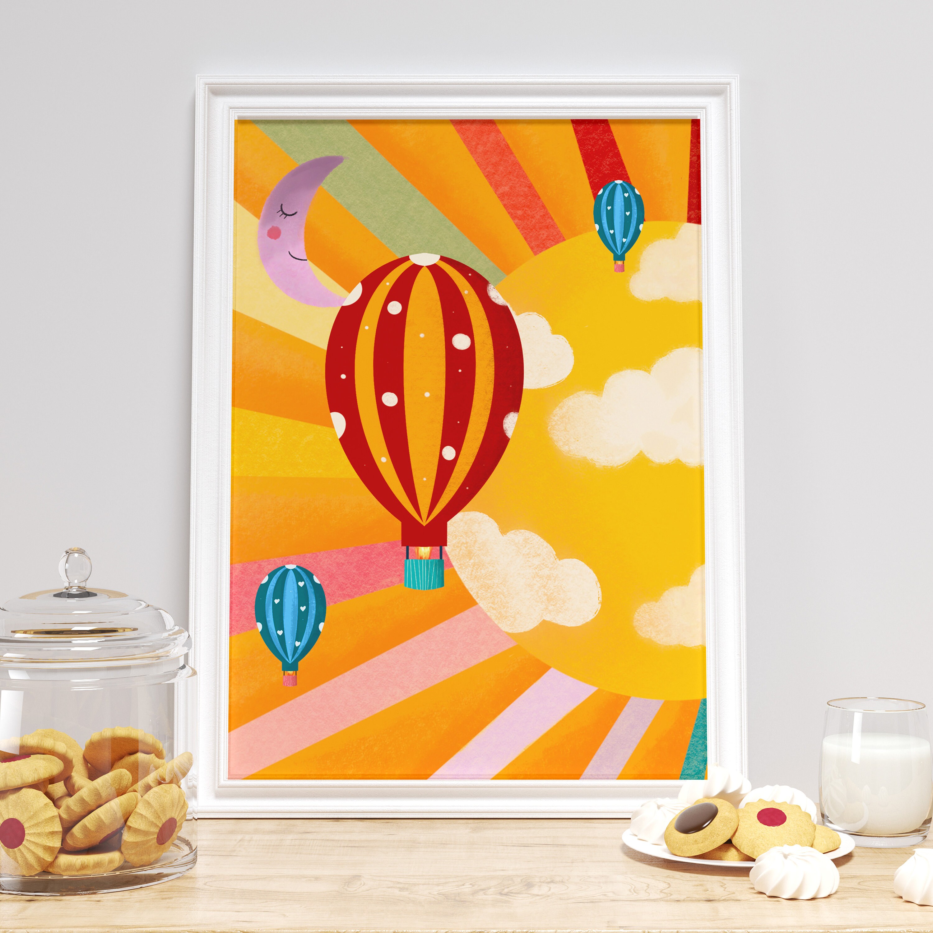 rainbow prints for nursery