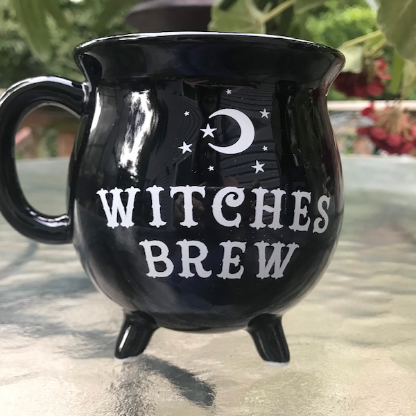 Witches Brew Cauldron Taza de café o té Witch's Brew