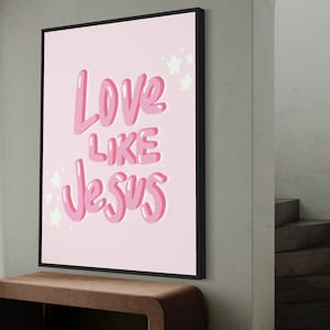 Jesus Art | The Lord Your God Is Good | Christian Wall Art | Bible Verse Prints | Christian Wall Decor | Bible Art | Jesus Leaves The 99