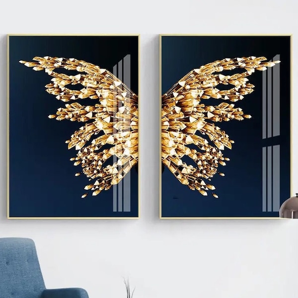 Butterfly Art Print, Trendy Download, Butterfly, Set di due stampe, Rosa, Room Decor, Preppy Art Print, Preppy Wall Art, Gold Wall Art