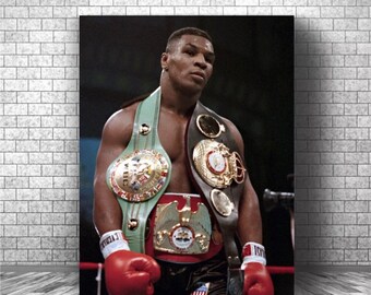 Mike Tyson Canvas Etsy