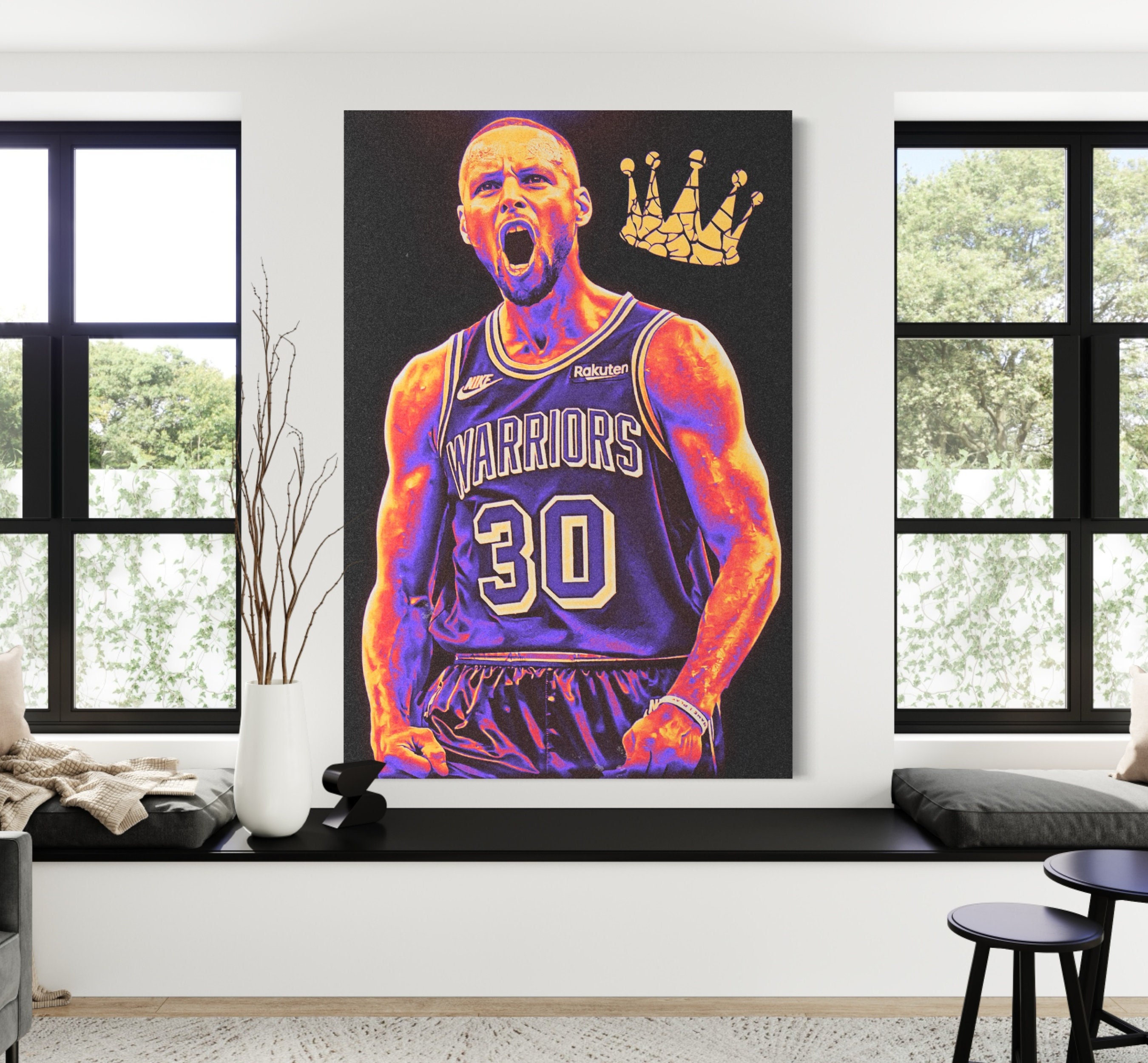 Wallpaper Stephen Curry Art Poster for Sale by silpitri64
