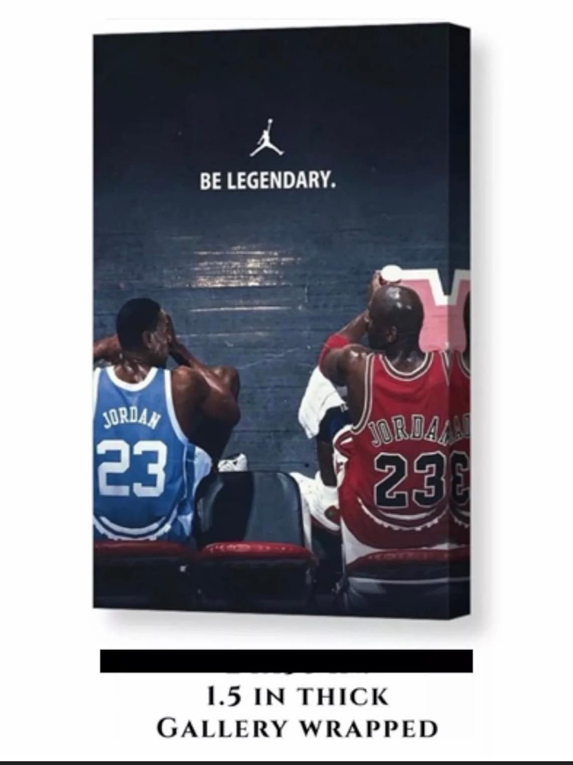 Michael Jordan FRAMED Canvas Wall Art Choose Size Ready To Etsy