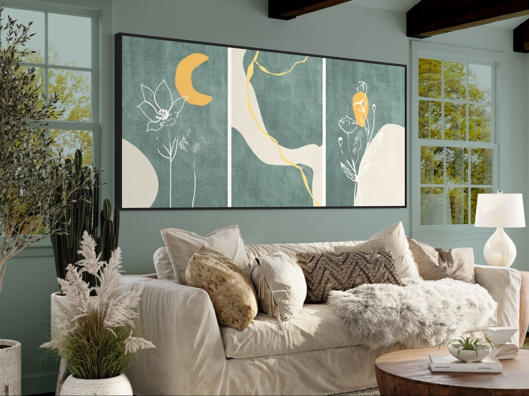 Sage Green Wall Art Sage Green Wall Prints Sage Green Print Set Flower ...