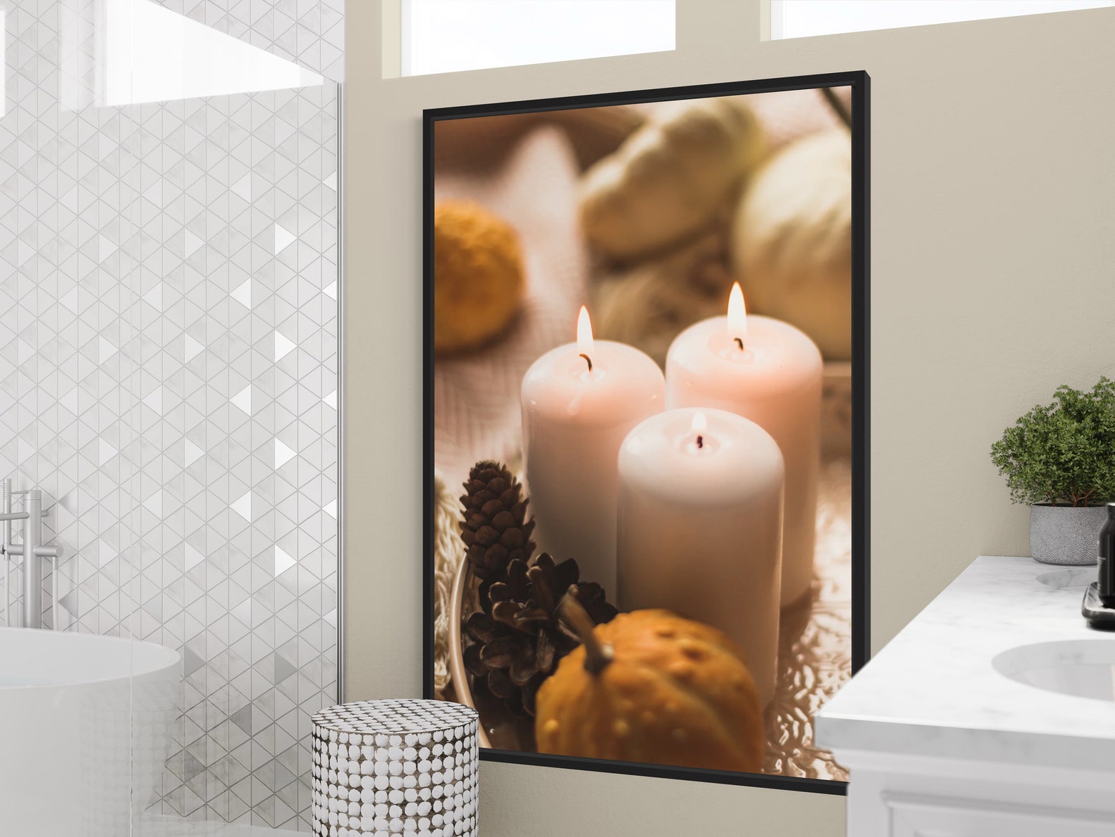 Spa Bathroom Wall Art | Spa Decor | Farmhouse Wall Decor | Self Care ...