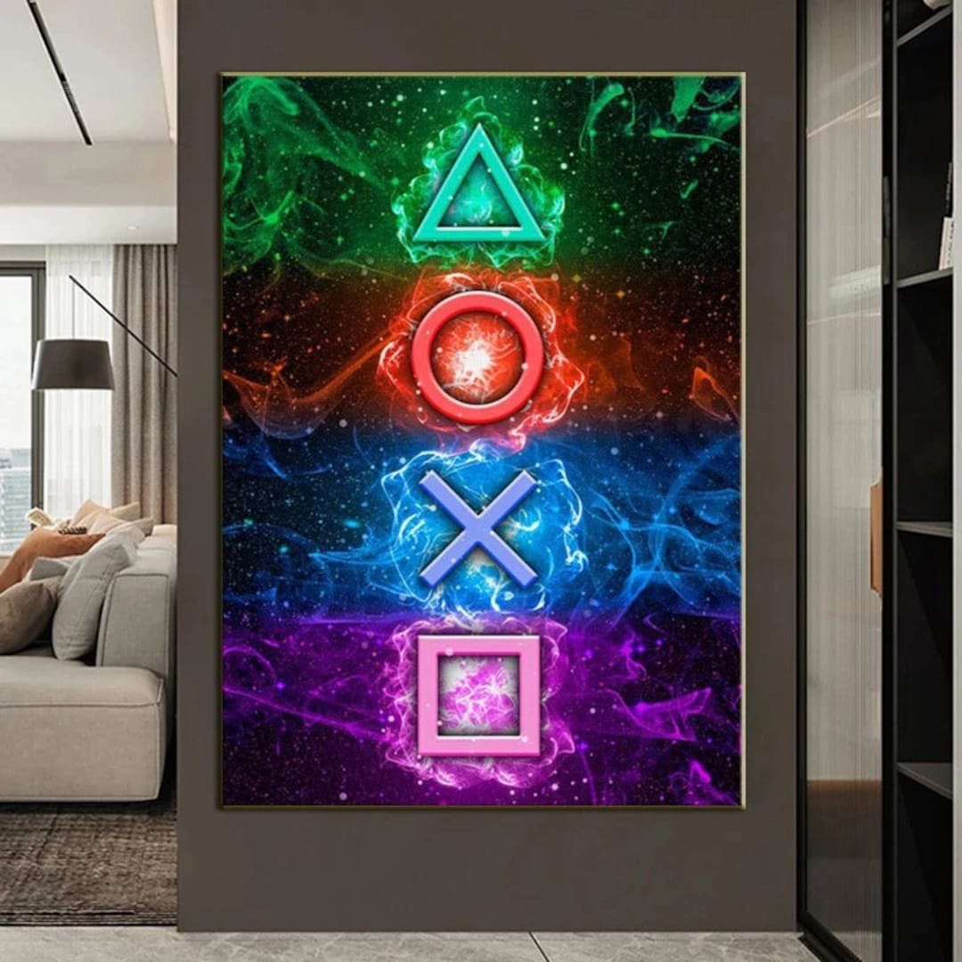 Games Room Wall Art Decor Gifts for Gamer Neon Sign Gaming Wall Art