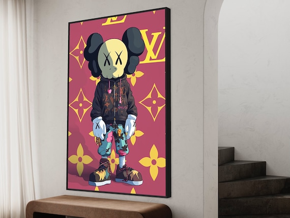 Kaws Wall Print | Kaws Poster | Luxury Fashion | Hypebeast
