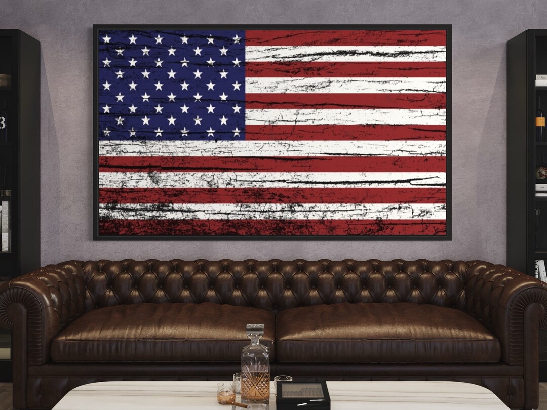 Wooden American Flag | Distressed Flag | Classic American Flag | Wooden ...