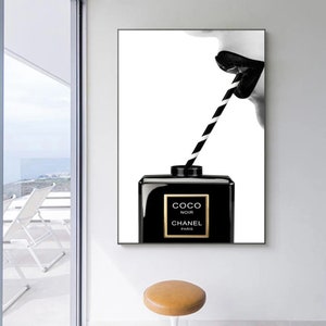 Designer Canvas Wall Art Prints, Designer Wall Art Decor Set of 2 Prints, Black and White ...