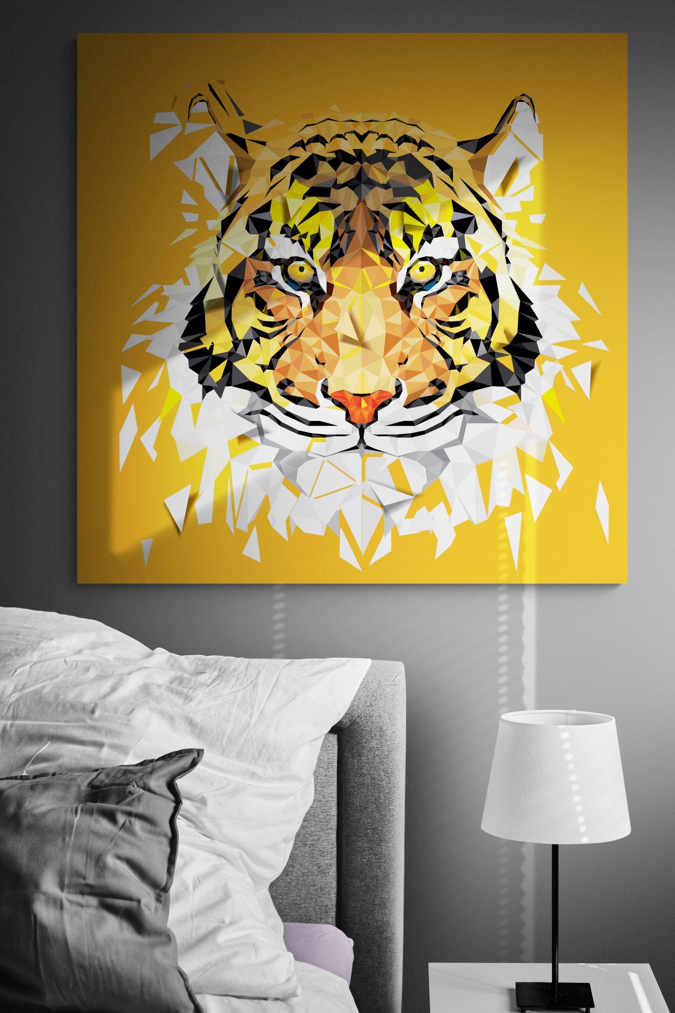 TIGER WALL ART Lsu Tigers gift Safari Nursery Art Wild Etsy