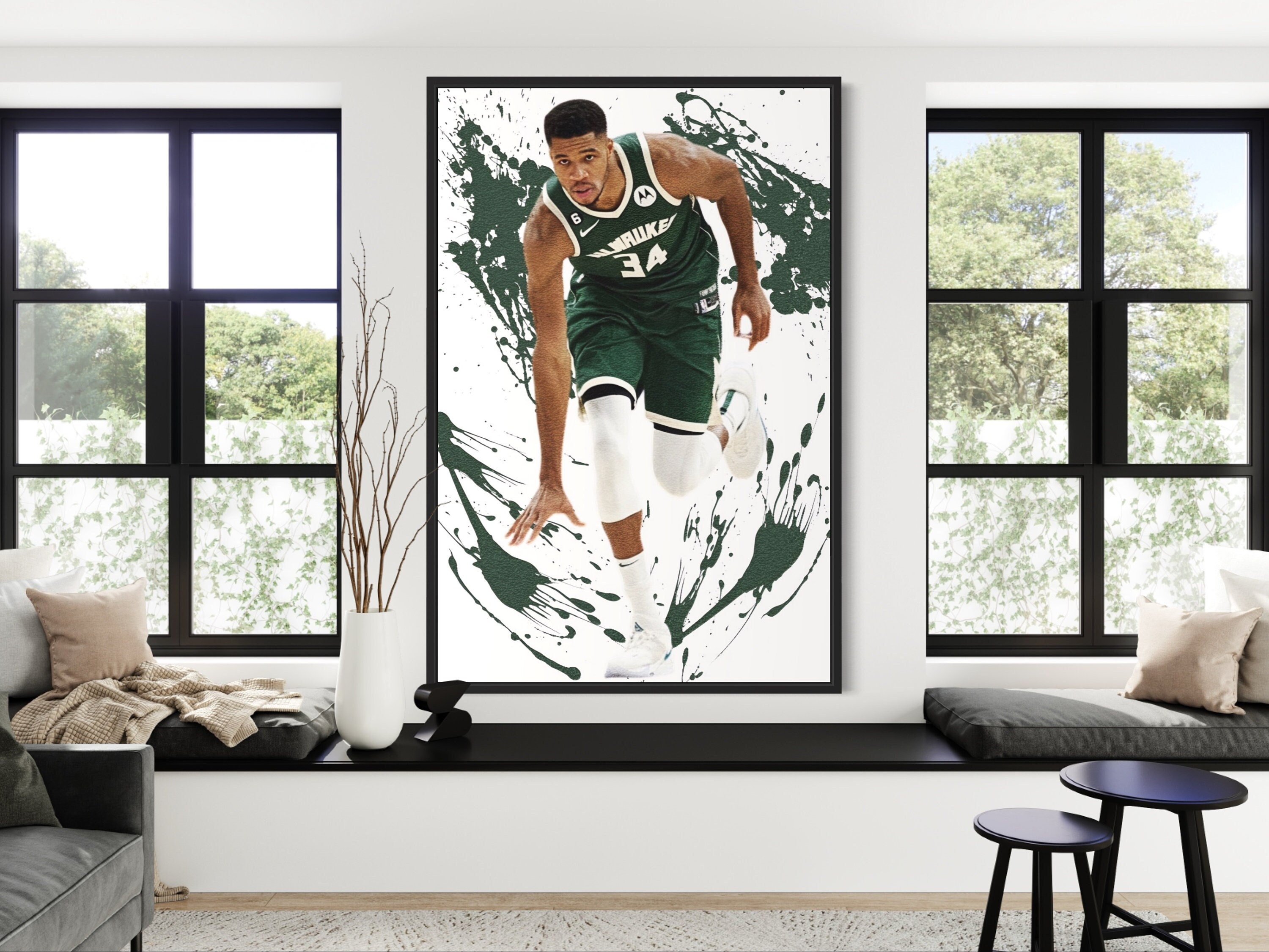 Retro Giannis Wall Mural  Buy online at Europosters
