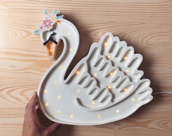 swan lamp nursery