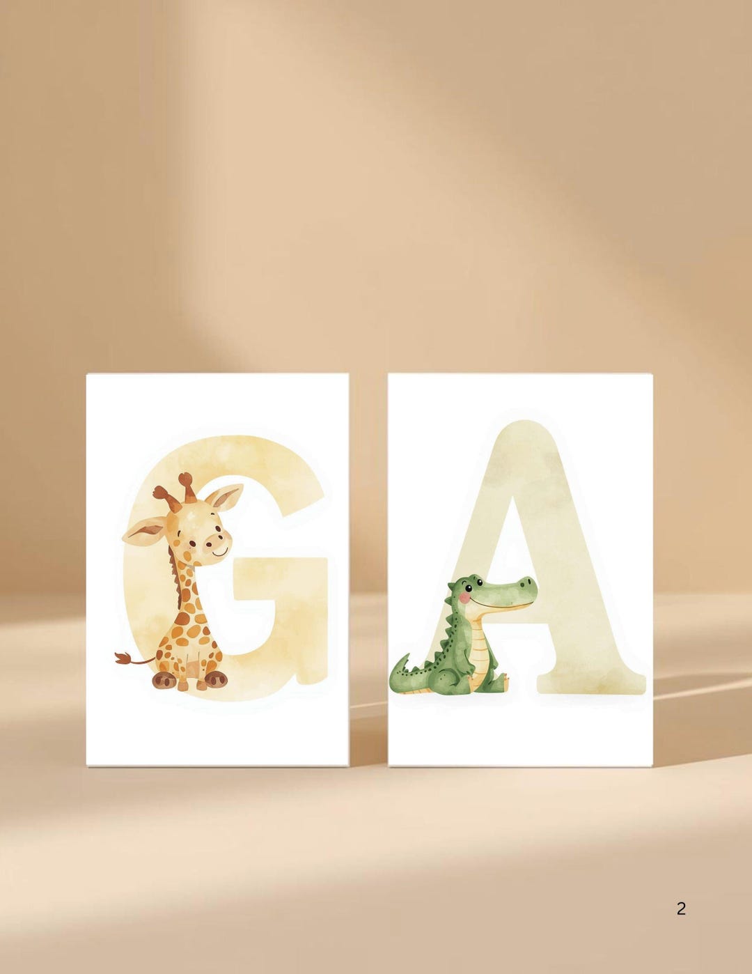 Animal Alphabet Flash Cards | A–Z Printable ABC Cards | Preschool ...