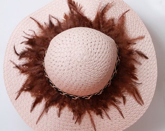 Floppy Hat, Dressy Hat, Sun Hat, Chic Styling, Couture, Fashion, Vogue Styling,Fancy Hat, Mom of Bride, Special Events, Fashion for Races