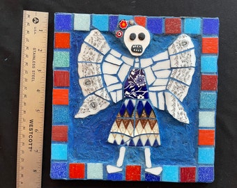 Skeleton Angel Mosaic