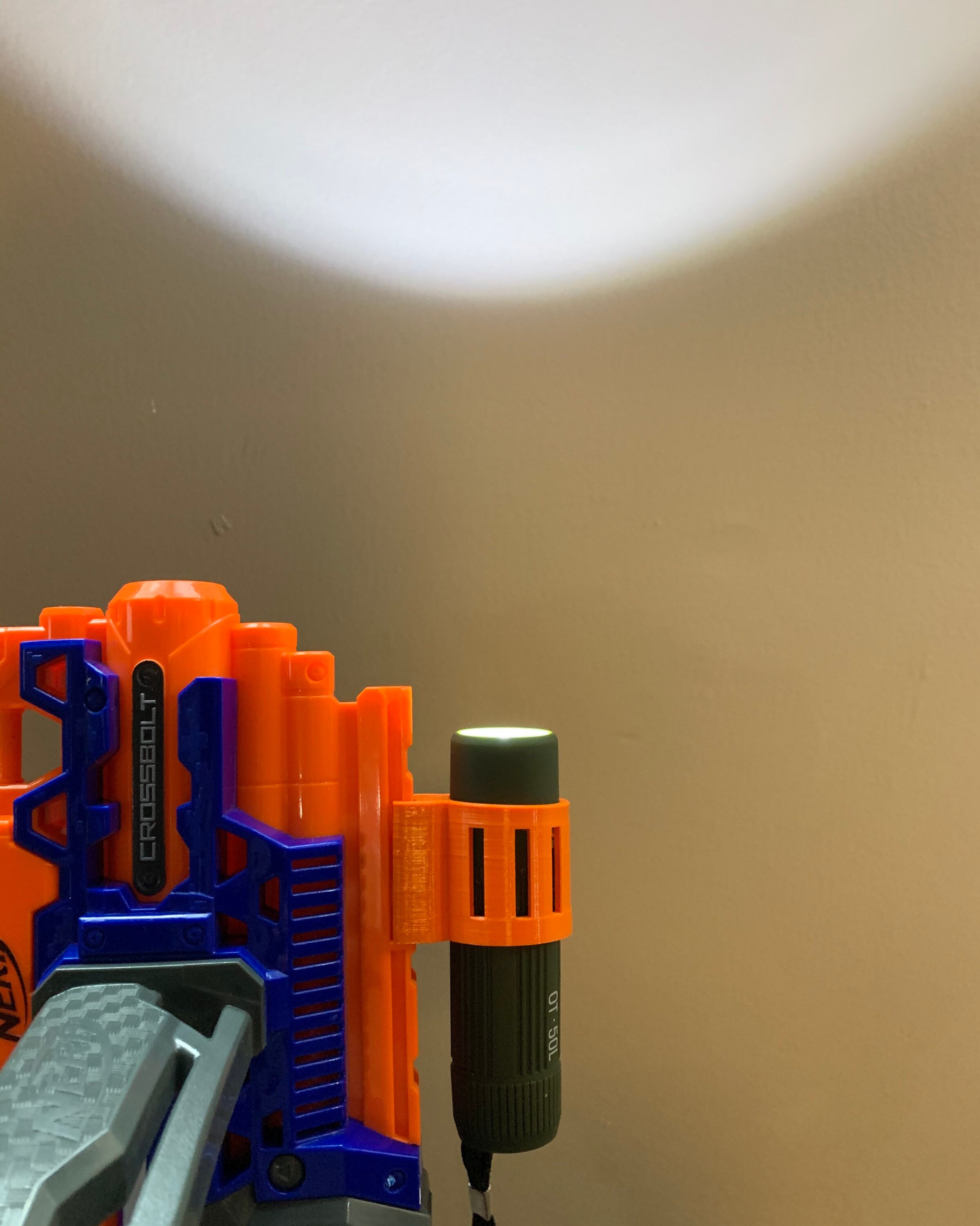 Nerf Gun Flashlight/laser Holder Mount and Sight Tactical Etsy