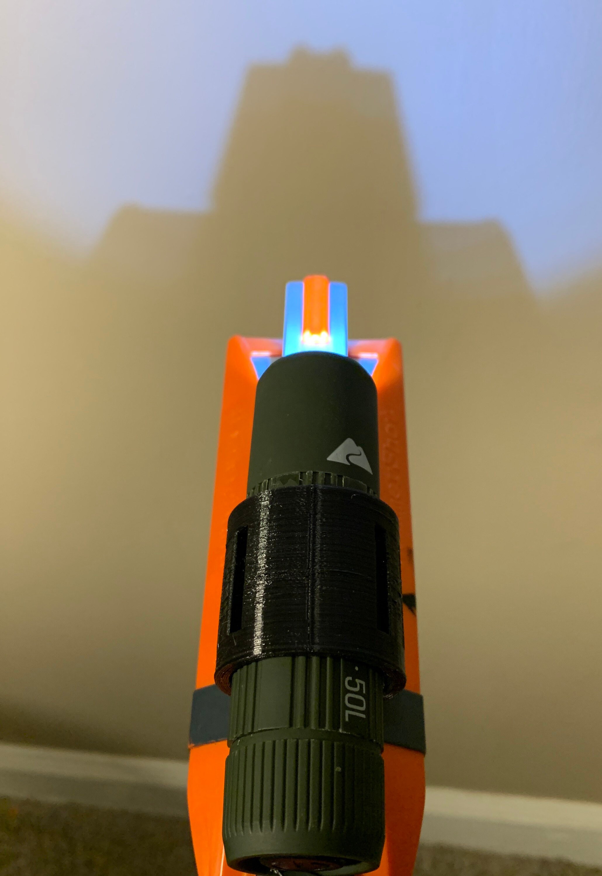 3D Printed Nerf to Flashlight/Laser Mount for Nerf Gun Etsy