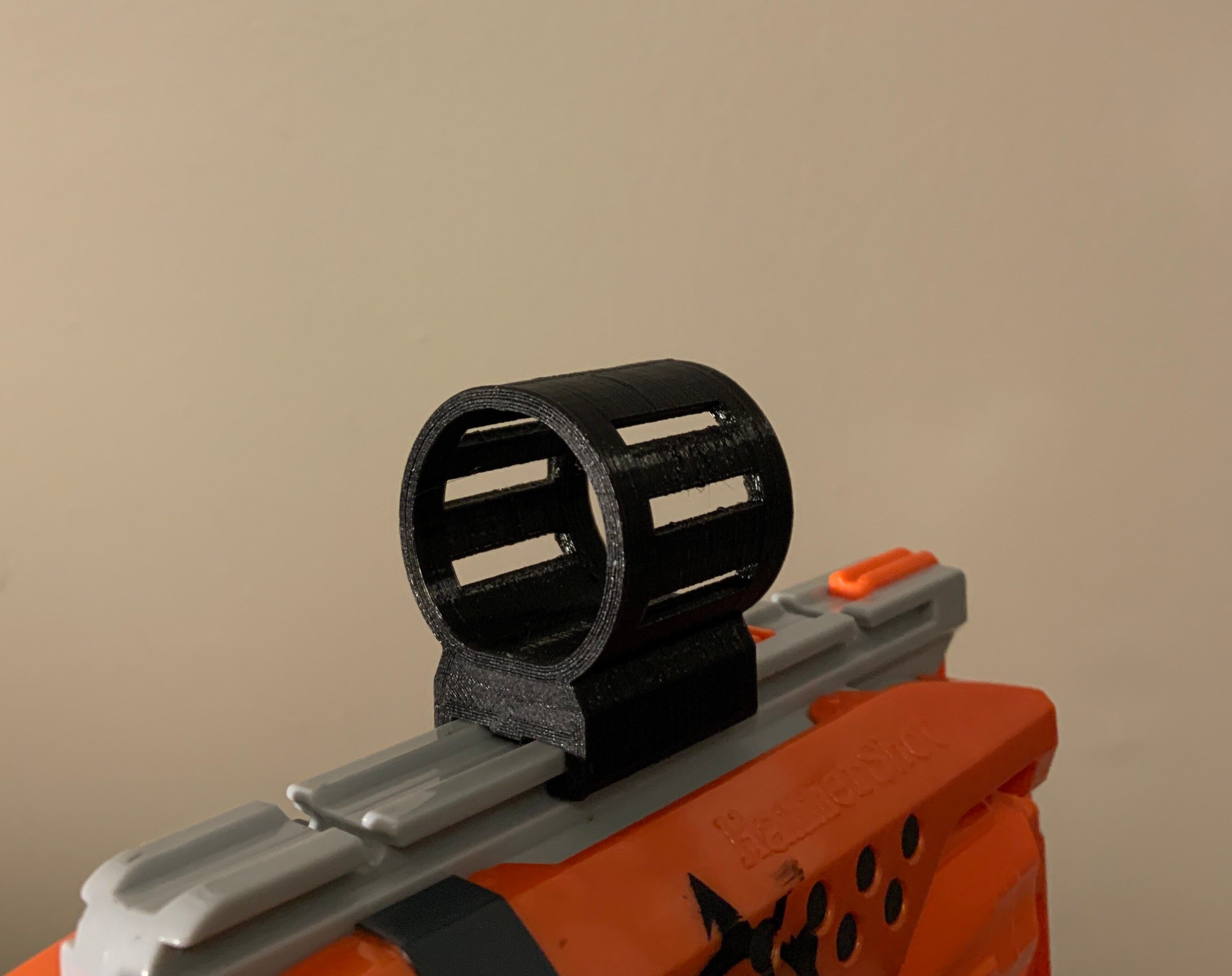 3D Printed Nerf to Flashlight/Laser Mount for Nerf Gun Etsy