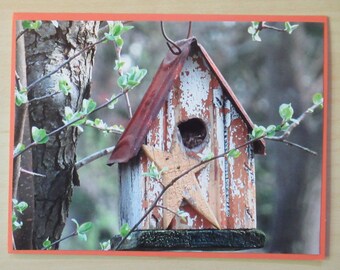 Nature Photo Card - Birdhouse