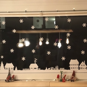 RUBIKUS Christmas village waldorf window decoration