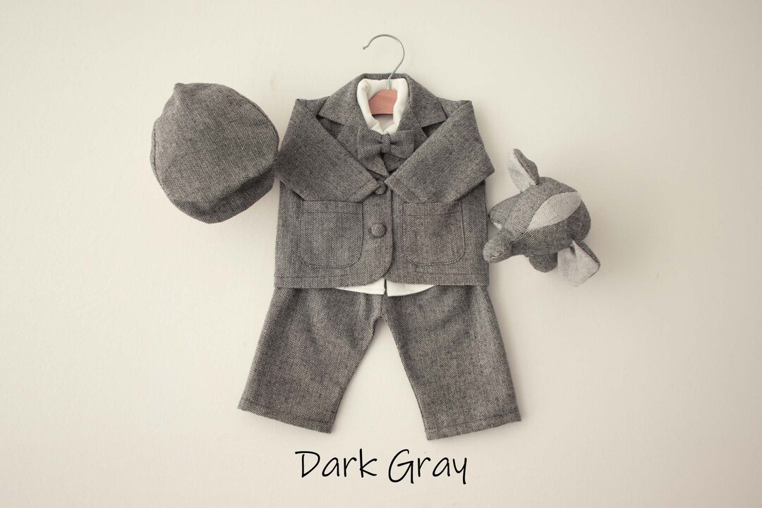 Newborn Baby Boy Suit Set Newborn Gentleman's Clothing Etsy