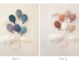 Newborn Balloon Cloud Props, Posing Props, Miniature Pastel Balloons Props, Newborn Velvet balloons Cloud Toys, Newborn Photography Props