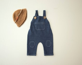 Rustic Overalls Newborn Photo Prop Outfit | Newborn Photographer | Baby Photo Prop | Denim Photo Prop | Newborn Photo Prop