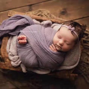 Newborn Wrap, Stretch Wrap, Cheesecloth Wrap, Newborn Posing Fabric, Newborn Layer Wrap, Newborn photography props, Newborn Photography Wrap zdjęcie 10