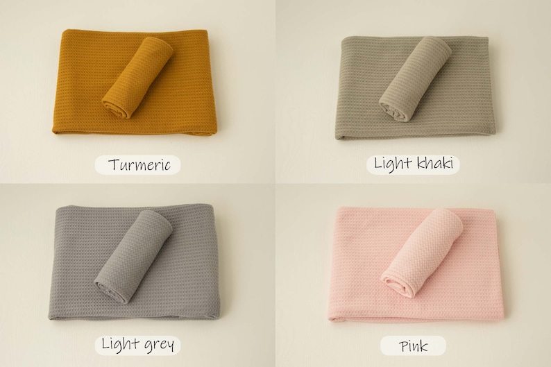 Textured Newborn Photography Backdrop: Stretch Wrap, Baby Posing Fabric bild 3