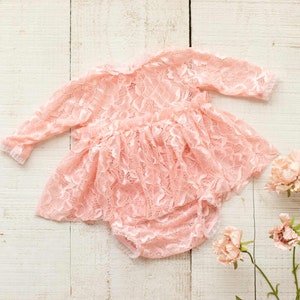 Dreamy Lace Newborn Photography Set,Newborn girls Lace romper,Newborn Girl Outfit, Newborn girl photo outfit, Newborn Photography Props