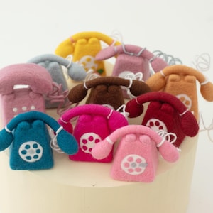 Newborn Felted Props Set, Newborn Felted Phone,Wool Slippers,Felted Mug of Coffee,Newborn Felted Photography Props,Toys for Baby Photography