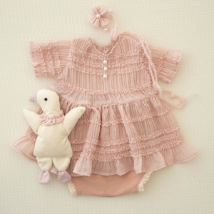 Newborn girl Chiffon Dress,Newborn Photography Prop,Girl Tulle Dress,Newborn girl Photography Outfit,Newborn tulle Romper,Newborn Photo Prop