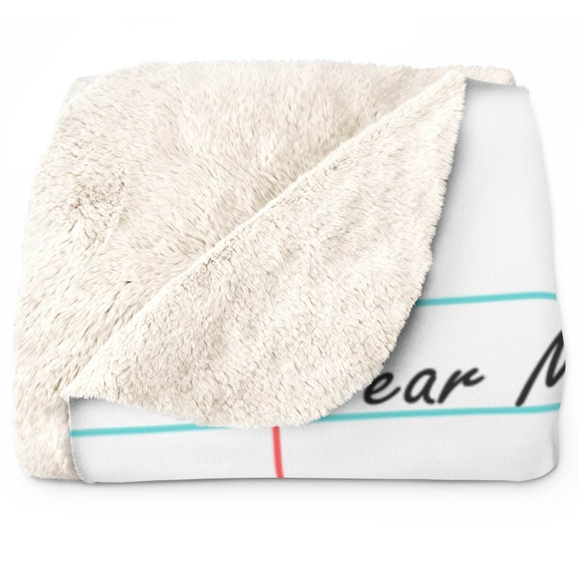 Handwritten Letter Blanket Love Letter Blanket Handwriting Etsy