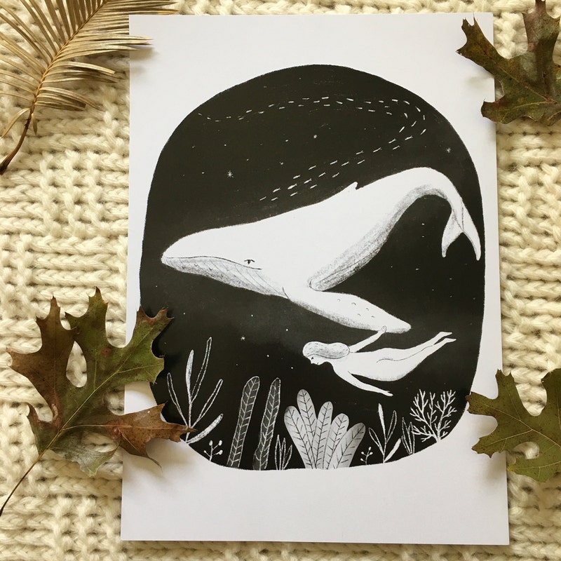 Humpback Whale Print - Etsy
