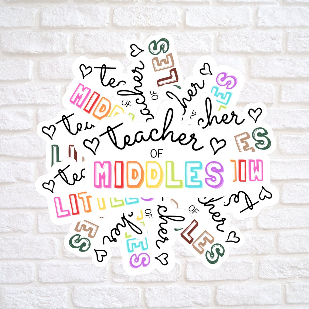 Teacher Stickers L Grade Level Stickers L Waterproof Stickers Etsy