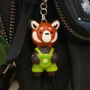 Handmade Red Panda keychain / bag charm| Polymer Clay | Collectible | PRE ORDER