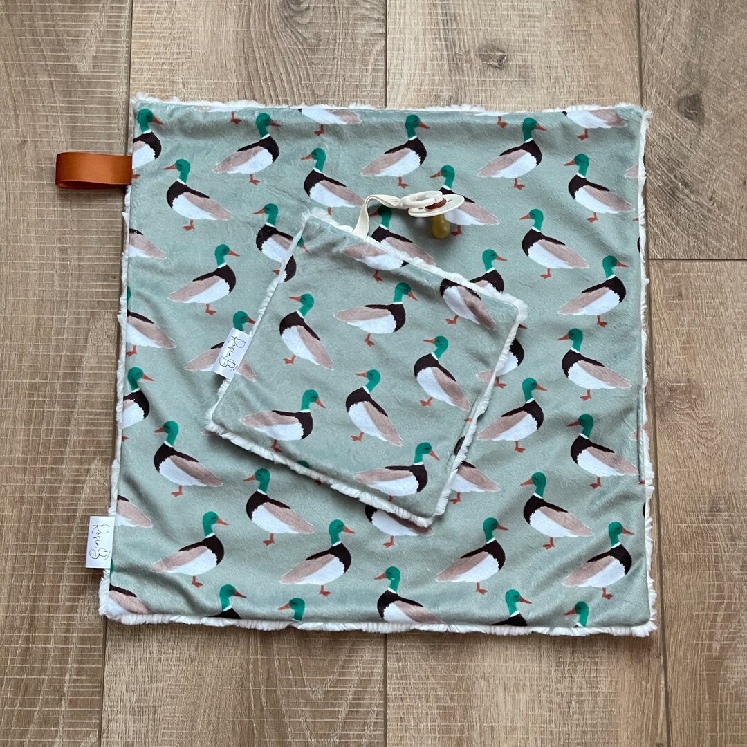 Mallard Duck Blanket Duck Lovey Animal Lovey Blanket Neutral Baby