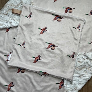Vintage Mallard Ducks Nursing Pillow Cover - Soft Stretchy Slipcover For Breastfeeding Pillows, Baby Boy Or Girl