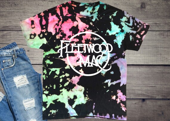 Fleetwood Mac Reverse Tie Dye Tee 