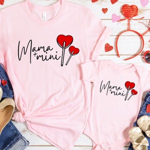 Mama And Mini Shirt/Matching Mama Mini Valentine&#39;s Shirt/My Favorite Valentine Calls Me Mama/Mama Is My Favorite Valentine/Mama And Mini Tee