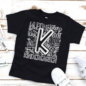 Kindergarten Shirt, Kinder First Day of Kindergarten, Boys Kindergarten Shirt, Back to School Shirt, First Day of School Shirt, Kinder Tees