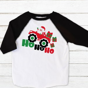 Christmas Shirt/Santa Truck shirt/Boy Holiday shirt/Boy Christmas Outfit/Popular Christmas Shirt/Baby Christmas Shirt/Toddler Christmas